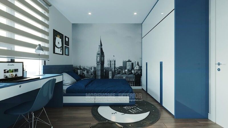 Trang trí phòng ngủ với tranh dán tường đẹp