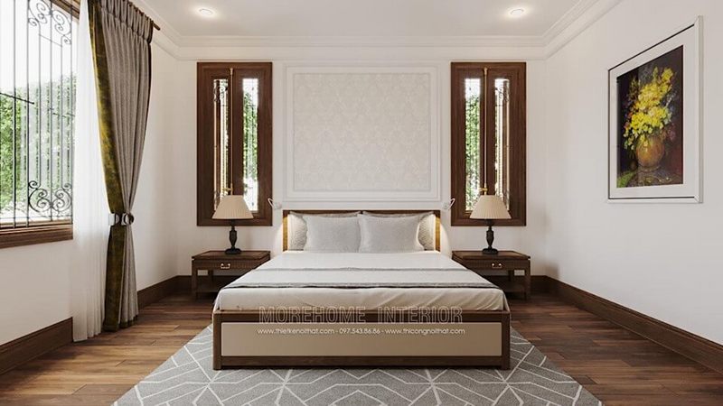 Thiết kế nội thất phòng ngủ hiện đại, sang trọng